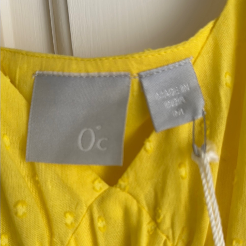 Yellow Ruffled Sleeveless Dress - Picture 8 of 8